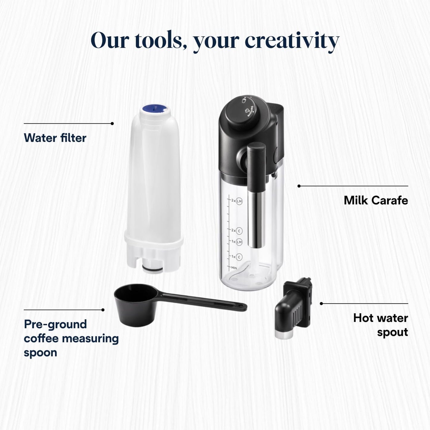 De'Longhi Magnifica Evo, Bean to Cup Coffee and Cappuccino Maker, 1450 watts, 250g bean container, 1.8L water container, ECAM292.81.B, Plastic, Black